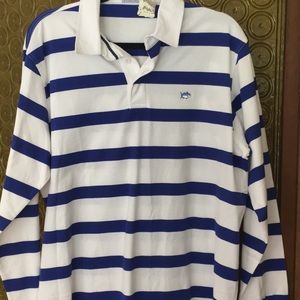 Southern Tide Nautical Rugby L NEW